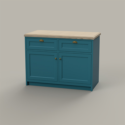 Base unit 1200 two drawers